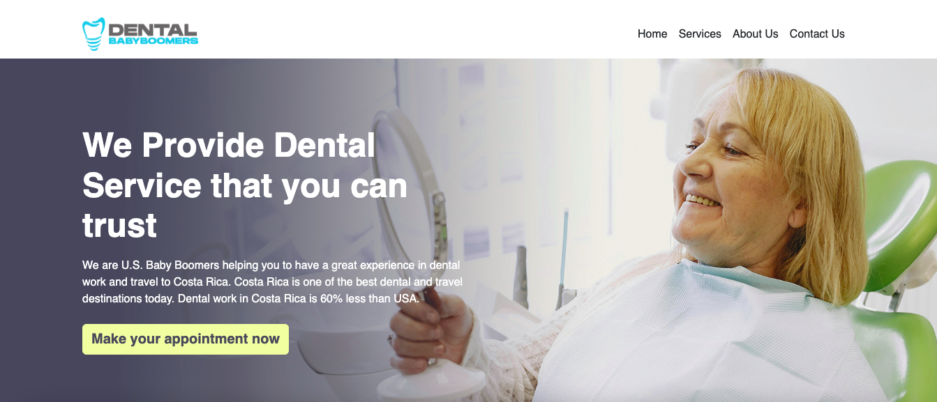 Dental Baby Boomers - Sitio Web Renovado