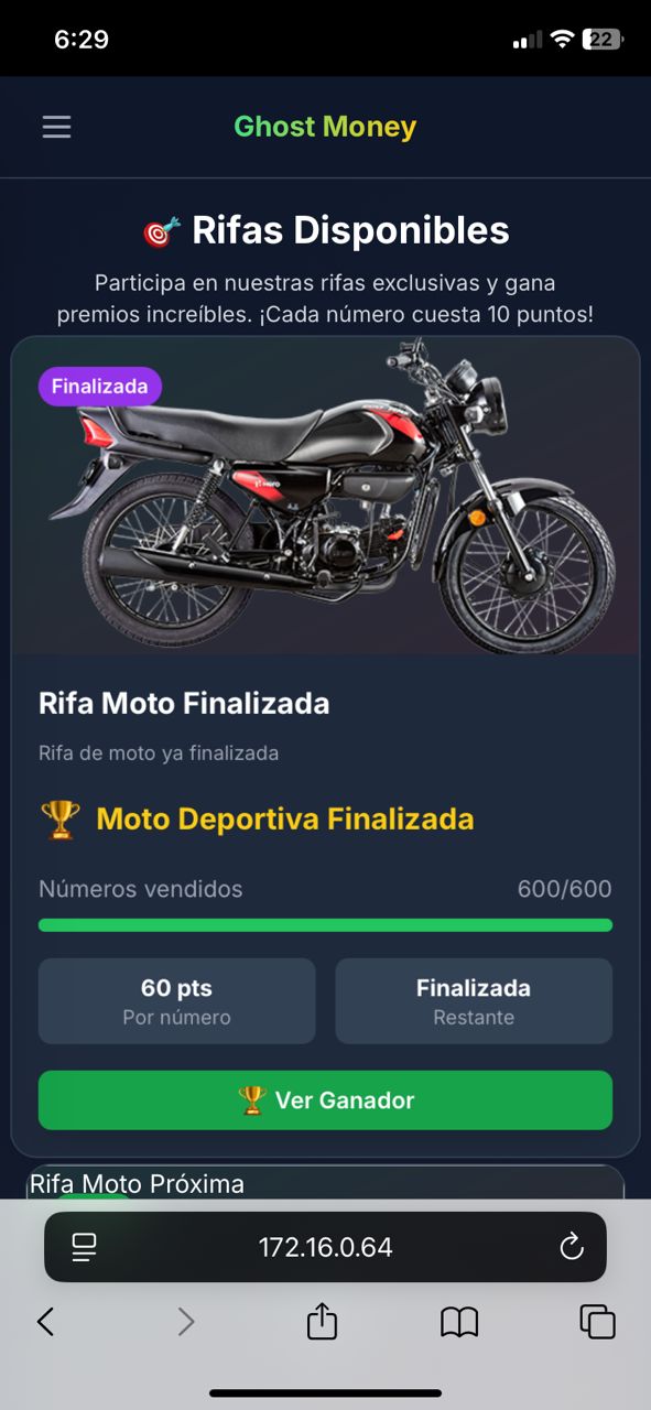 Ghost Money - Sistema Estilo Casino Personalizado